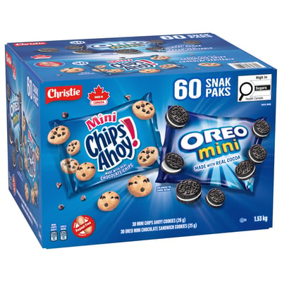 加拿大代購｜Oreo & Chips Ahoy 迷你餅乾 60包｜Maple Treats3