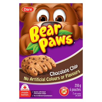 加拿大代購｜Dare Bear Paws 小熊掌軟餅乾 秋季新口味 楓糖 肉桂捲 香蕉麵包 11款｜Maple Treats11