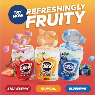 Excel無糖木糖醇口香糖 60入2