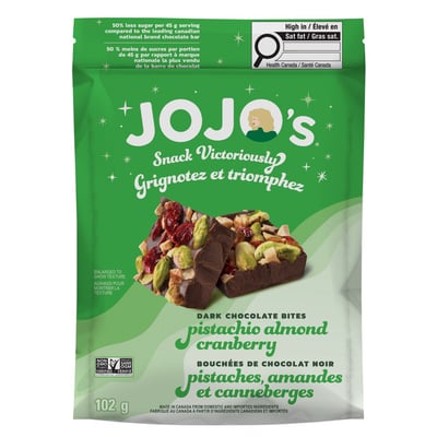 加拿大代購｜JOJO's 黑巧克力一口酥 102g 開心果／花生醬／椰子 3款｜Maple Treats1