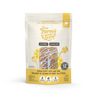 加拿大代購｜Farm Girl 磅蛋糕預拌粉 香蕉焦糖／檸檬罌粟籽 2款｜Maple Treats2