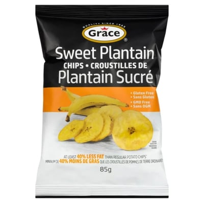 加拿大代購｜Grace 甜味香蕉脆片 Plantain Chips 85g｜Maple Treats2