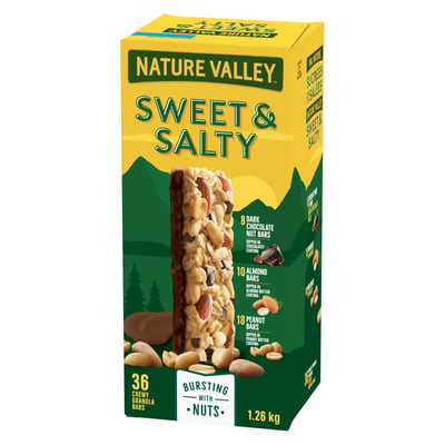 加拿大代購｜Nature Valley 甜鹹堅果棒 35g×36條｜Maple Treats2