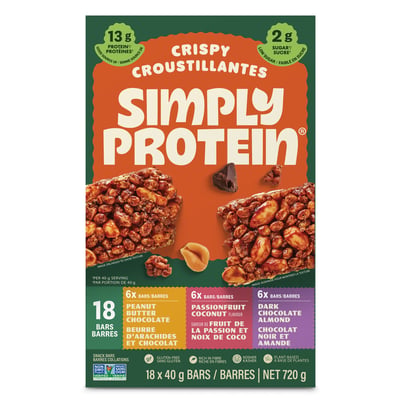 加拿大代購｜Simply Protein 脆脆蛋白棒 40g｜Maple Treats3