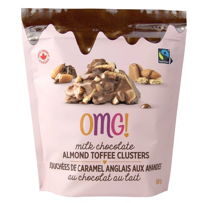 加拿大代購｜OMG 牛奶巧克力杏仁太妃糖脆塊 680g｜Maple Treats2