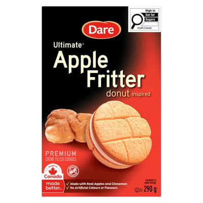 加拿大代購｜Dare Ultimate 夾心餅乾 蘋果甜甜圈／波士頓派 290g 2款｜Maple Treats1