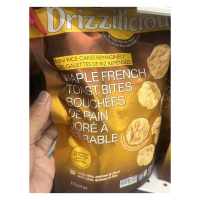 加拿大代購｜Drizzilicious 迷你米餅 楓糖法式吐司／肉桂捲／綜合莓果 113g 3款｜Maple Treats2