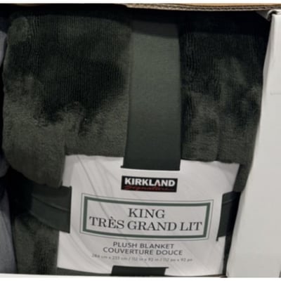 加拿大代購｜Kirkland 科克蘭 超柔保暖毛毯 Queen／King｜Maple Treats4