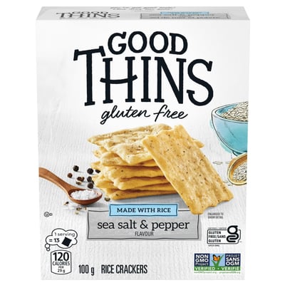 加拿大代購｜Good Thins 無麩質米餅脆片 100g 5款｜Maple Treats4