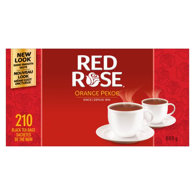 加拿大代購｜Red Rose 紅玫瑰 Orange Pekoe 紅茶包 70入／210入｜Maple Treats2
