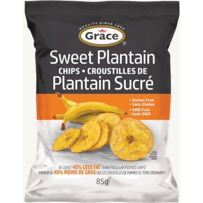 加拿大代購｜Grace 甜味香蕉脆片 Plantain Chips 85g｜Maple Treats1