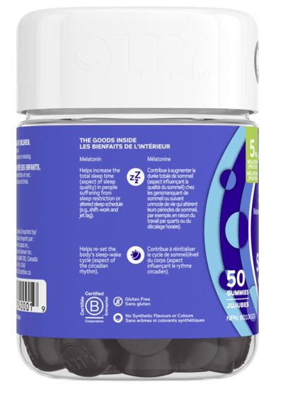 Olly 褪黑睡眠50入｜Melatonion6