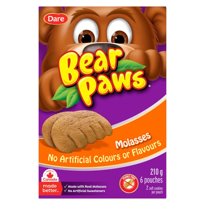 加拿大代購｜Dare Bear Paws 小熊掌軟餅乾 秋季新口味 楓糖 肉桂捲 香蕉麵包 11款｜Maple Treats5
