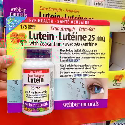 Webber Naturals 葉黃素 25mg 175顆｜Lutein2