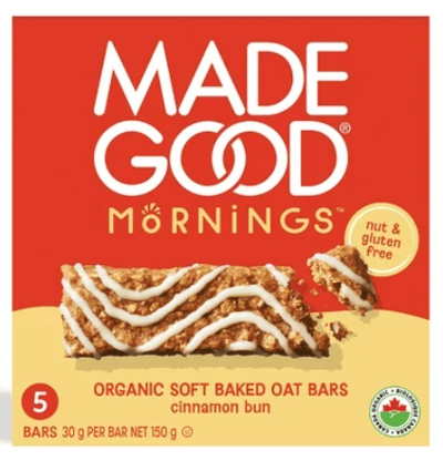 MadeGood Mornings 早安系列穀物棒/瑪芬6