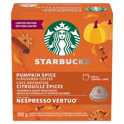 加拿大代購｜Starbucks 星巴克 南瓜香料 Nespresso Vertuo 咖啡膠囊 季節限定｜Maple Treats1