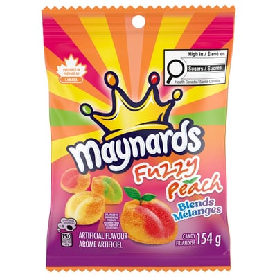 加拿大代購｜Maynards 加拿大國民軟糖 Chews 軟嚼糖／Fuzzy Peach Blends 3款｜Maple Treats3