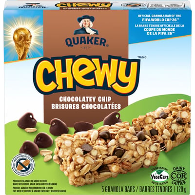 加拿大代購｜Quaker 桂格燕麥棒 新口味 Dipps Chewy 低糖 8款｜Maple Treats5