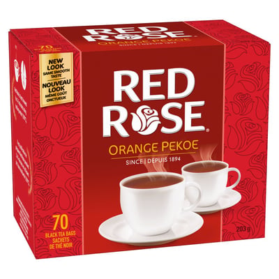 加拿大代購｜Red Rose 紅玫瑰 Orange Pekoe 紅茶包 70入／210入｜Maple Treats1