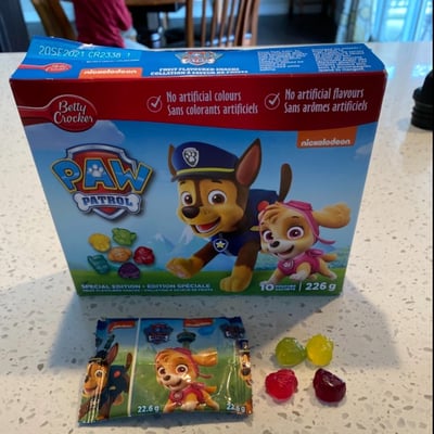加拿大代購｜汪汪隊立大功水果軟糖 Paw Patrol 10包 226g｜Maple Treats2