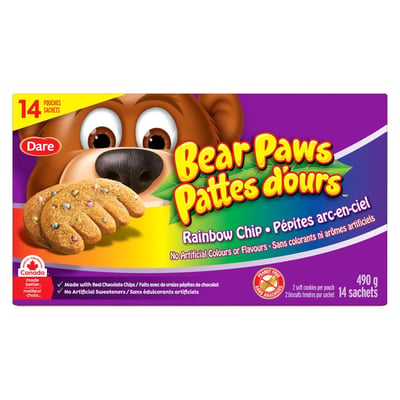 加拿大代購｜Dare Bear Paws 小熊掌軟餅乾 家庭號 490g 14入／量販 770g 22入 7款｜Maple Treats3