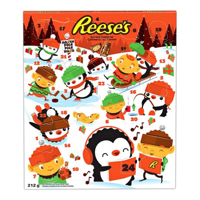 加拿大代購｜Hershey's 賀喜 聖誕節降臨曆＆造型巧克力 Kisses／Reese's 10款｜Maple Treats4