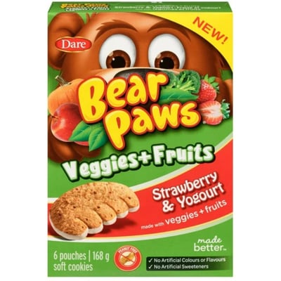加拿大代購｜Dare Bear Paws 小熊掌軟餅乾 4款｜Maple Treats2