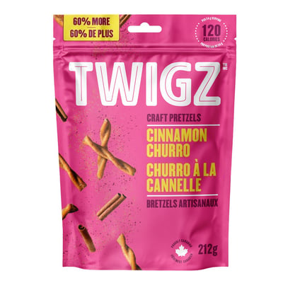 加拿大代購｜TWIGZ 手工椒鹽捲餅條 212g 5款｜Maple Treats5