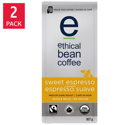 加拿大代購｜Ethical Bean 咖啡豆 907g×2 4款｜Maple Treats3