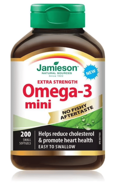 健美生 小顆魚油Omega-3 200入｜Jamieson3