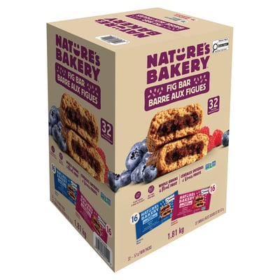 加拿大代購｜Nature's Bakery 無花果夾心棒 57g×32包｜Maple Treats3