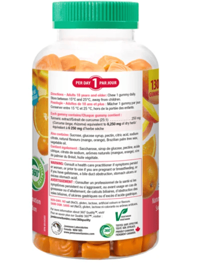 Jamieson 薑黃軟糖130粒2