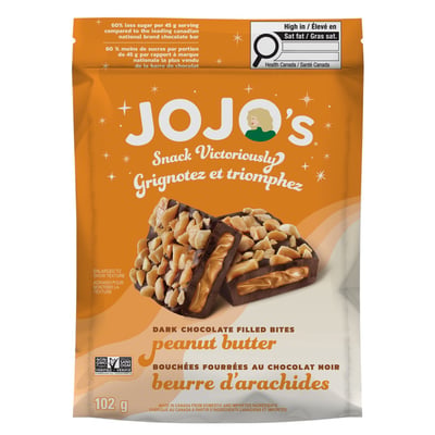 加拿大代購｜JOJO's 黑巧克力一口酥 102g 開心果／花生醬／椰子 3款｜Maple Treats2