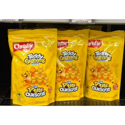 加拿大代購｜Teddy Grahams 蜂蜜小熊餅乾 200g｜Maple Treats4