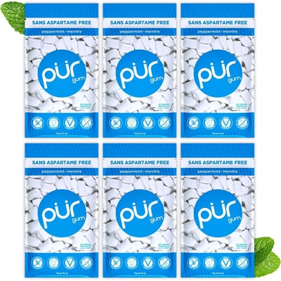 加拿大代購｜PUR 無阿斯巴甜 100% 木糖醇口香糖 加拿大品牌 11款｜Maple Treats1