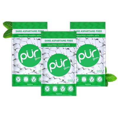 加拿大代購｜PUR 無阿斯巴甜 100% 木糖醇口香糖 加拿大品牌 11款｜Maple Treats8