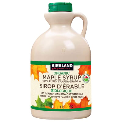加拿大代購｜Kirkland 有機楓糖漿 1L｜Maple Treats2