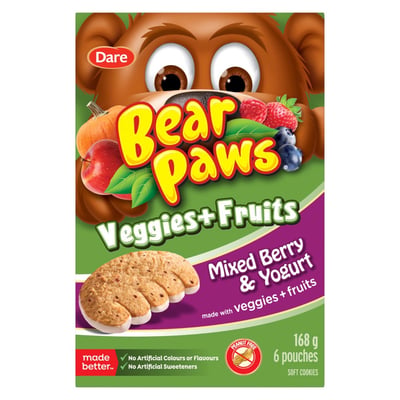 加拿大代購｜Dare Bear Paws 小熊掌軟餅乾 秋季新口味 楓糖 肉桂捲 香蕉麵包 11款｜Maple Treats9