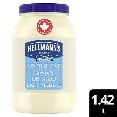 加拿大代購｜Hellmann's 康寶美乃滋 新品 酸黃瓜口味 340ml／Light 半脂 1.42L 2款｜Maple Treats2