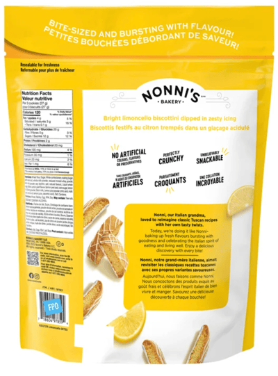 加拿大代購｜Nonni's 義式脆餅 Biscotti Bites 794g｜Maple Treats4