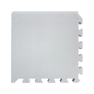 【新生活家】2cm厚防護巧拼地墊-莫蘭迪灰色32x32x2cm (80片)(隨貨贈嬰兒中性洗衣精1000ml)2