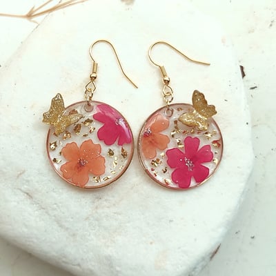 花與蝶 二件組1