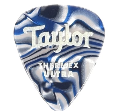 Taylor 超頂級彈片 Thermex Ultra Picks Blue Swirl 進口原廠彈片 Pick1
