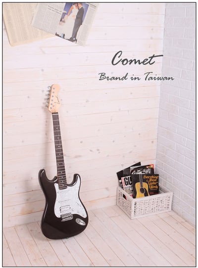 Comet St3電吉他+10瓦音箱+吉他教材+調音器+全配備套裝組4