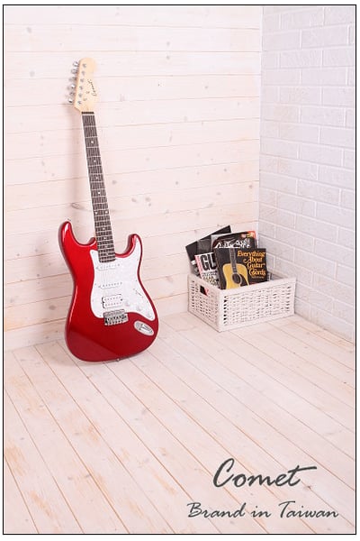 Comet St3電吉他+10瓦音箱+吉他教材+調音器+全配備套裝組7