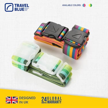 Travel Blue｜十字型行李束帶TB0421