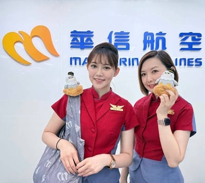 華信航空海東青寶寶環保購物袋4
