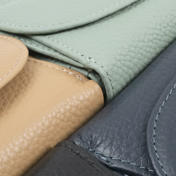 日常小摺上掀真皮短夾8