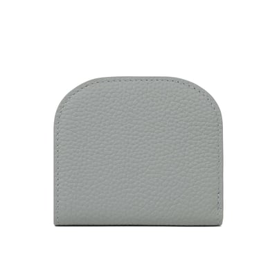 弧形真皮馬卡龍短夾(多色)5