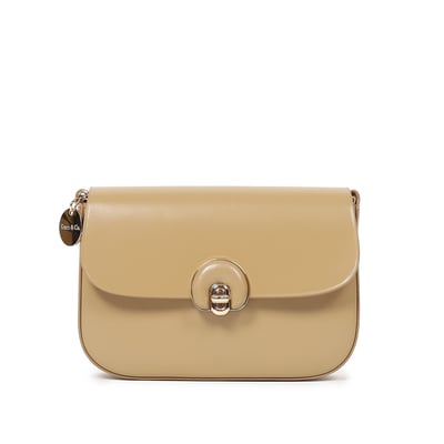 真皮造型扣環方包5